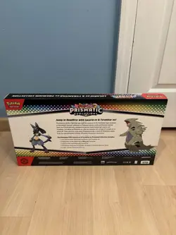 Pokemon TCG Prismatic Evolutions Lucario Ex + Tyranitar Ex Premium Collection - Image 4