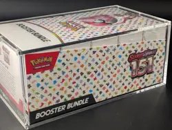 Pokemon 151 SV3.5 Booster Bundle Display Factory Sealed Case W/Acrylic Case - Image 4