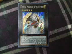 Tiras Keeper of Genesis GENF-EN044 Secret Rare 1st Edition Near Mint YuGiOh Card - Image 1