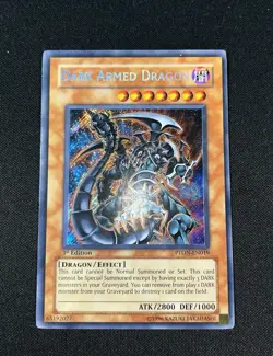 Yugioh DarkArmed Dragon 1st Edition Secret Rare PTDN-EN019 - Image 1