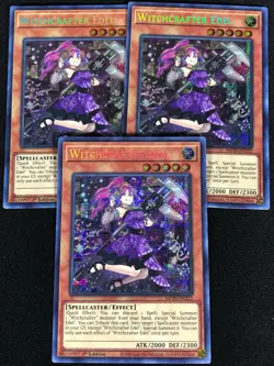 Yugioh WitchCrafter Eden MP20-EN222 1ST SECRET x3 (NM) - Image 1