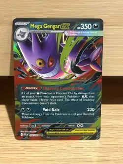 2025 Pokemon Phantasmal Flames Mega Gengar ex Double Rare #056/094 NM/Mint - Image 1