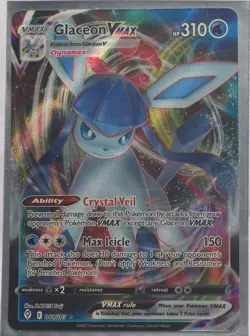 Glaceon VMAX 41/203 - Evolving Skies Ultra Rare - Pokemon TCG - Mint Condition - Image 1