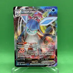 Pokemon TCG Evolving Skies Ultra Rare Glaceon VMAX Card 41/203 - Image 1
