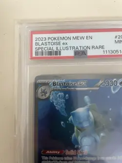 Pokemon TCG Scarlet and Violet 151 Blastoise EX Sir 200/165 PSA 9 - Image 3