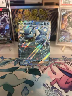 Blastoise ex 009/165 Scarlet & Violet 151 Double Rare Holo Pokemon TCG Card NM - Image 3