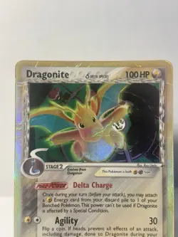 Pokemon Dragonite 3/113 Delta Species, EX Delta Species Set, Reverse Holo Rare - Image 3