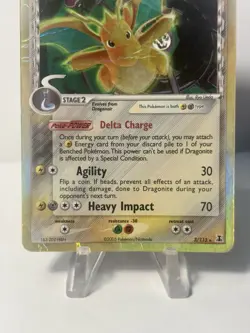 Pokemon Dragonite 3/113 Delta Species, EX Delta Species Set, Reverse Holo Rare - Image 4