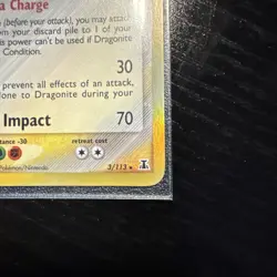 Pokemon TCG Dragonite Delta Species 3/113 Reverse Holo - NM - Image 2