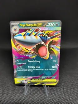 Mega Sharpedo EX 061/094 Double Rare - Phantasmal Flames - Pokemon Card - NM/M - Image 1