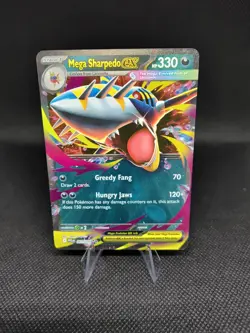 Mega Sharpedo EX 061/094 Double Rare - Phantasmal Flames - Pokemon Card - NM/M - Image 2