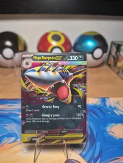 Pokemon TCG: Mega Sharpedo ex 061/094 Phantasmal Flames NM Card -Double Rare - Image 1