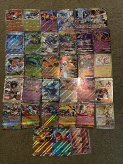 Binder Collection Lot of Pokemon Cards Mixed EX SV Full Art 151 Mega AR - Image 1