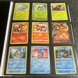 Pokemon Cards 151 Gen 1 Pokedex Complete Charizard Mew Binder Collection Lot 7 - Image 1