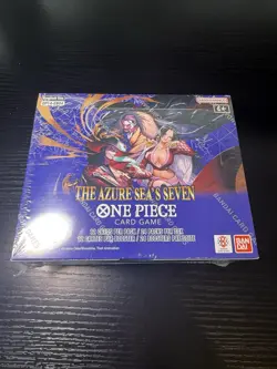 One Piece Card Game: Booster Box - The Azure Sea's Seven OP-14 New & Sealed - Image 2