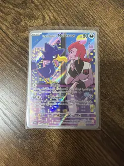Pokemon TCG Card Team Rocket's Murkrow 200/182 Destined Rivals Illustration - NM - Image 1