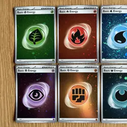 Cosmos Holo SVE Basic Energy Scarlet & Violet Complete Set Pokemon Cards - NM - Image 3