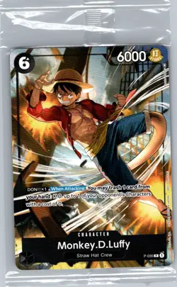 Monkey.D.Luffy (Pirates Party Vol. 3) P-035 English - One Piece Card - Sealed - Image 1