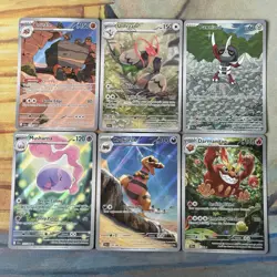 Pokemon TCG | Scarlet & Violet Black Bolt Illustration Rare X6 Card Bundle - Image 1