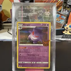 Pokemon Gengar TCG Stamped Card Holo Rare 066/196 TAG 10 Gem Mint - Image 1