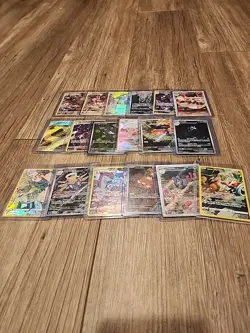 Pokemon 18 IR's illustration rare cards LOT -english -NO DUPES - Image 1