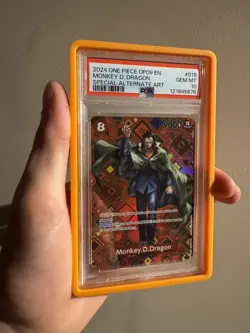 One Piece Card Monkey D. Dragon OP07-015 OP09 SP Alt Art PSA 10 Rare - Image 3