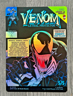 Venom Eddie Brock Borderless Foil 0233 MTG Spiderman Card Magic The Gathering - Image 1