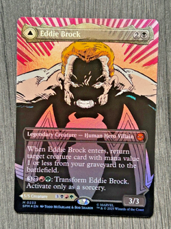 Venom Eddie Brock Borderless Foil 0233 MTG Spiderman Card Magic The Gathering - Image 2