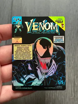 Venom Eddie Brock Borderless Foil 0233 MTG Spiderman Card Magic The Gathering - Image 3