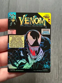 Venom Eddie Brock Borderless Foil 0233 MTG Spiderman Card Magic The Gathering - Image 4