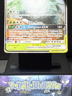 Pokemon Card Celebi & Venusaur GX 1/181 Tag Team Ultra Rare Played - Image 3