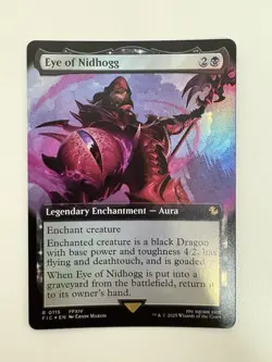 Eye of Nidhogg Foil Borderless MTG Magic the Gathering Card NM Near Mint FIC - Image 1