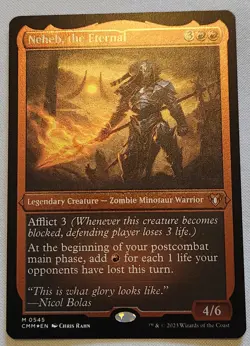 MTG Magic [x1] Neheb, the Eternal [x1] Etched FOIL Commander Masters M/NM - Image 1