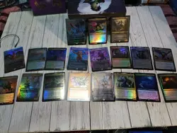 MTG Foil Commander Rare, Mythic And Uncommon Foil Lot Of 19 - Image 1