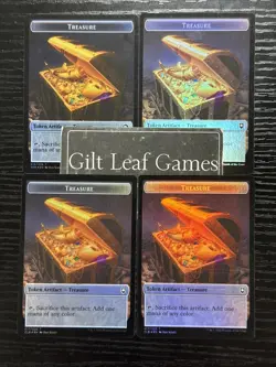 MTG *4x Faerie Dragon | Treasure Foil Double Sided Token* (NM) Magic Gathering - Image 2