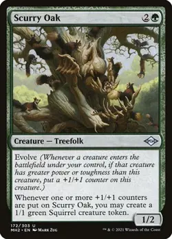 1x Scurry Oak - Foil NM Eng MTG - Modern Horizons 2 - Image 1