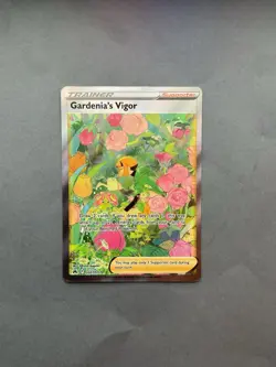 Pokemon Sword-Shield Full Art Gardenias Vigor Crown Zenith #GG61 - Image 1