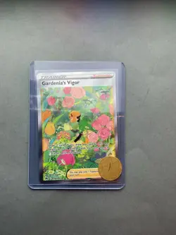 Pokemon Sword-Shield Full Art Gardenias Vigor Crown Zenith #GG61 - Image 3