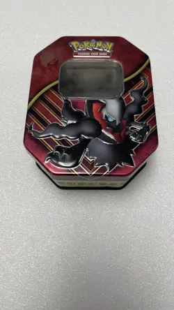 2017 Pokemon Battle Orgins Tin Darkrai EX Empty Tin - Image 1