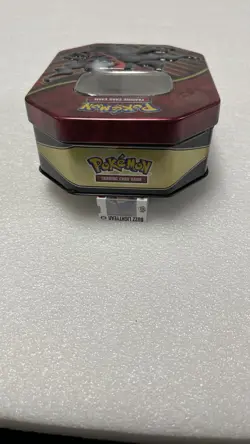 2017 Pokemon Battle Orgins Tin Darkrai EX Empty Tin - Image 5