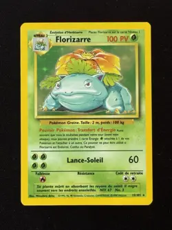 Carte Pokemon Florizarre 15/102 Unlimited Set de Base Wizards Fr - Image 2