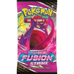 Pokemon TCG 1x Booster Pack FUSION STRIKE SWSH8 - ENG ENGLISH - Image 1