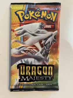 Pokemon Dragon Majesty Reshiram Artwork Sealed Booster Pack - Image 1