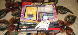 POKEMON MEGA BATTLE DECK MEGA DIANCIE EX OPENED BOX All CONTENTS NEW! NO PROMOS - Image 1