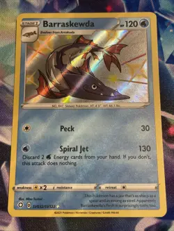 Pokemon TCG Barraskewda SV032/SV122 Shiny Vault Holo Shining Fates NM/M - Image 1