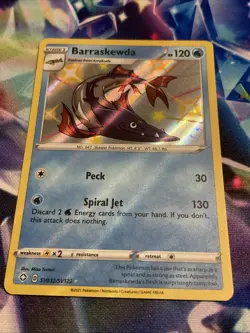 Pokemon TCG Barraskewda SV032/SV122 Shiny Vault Holo Shining Fates NM/M - Image 2