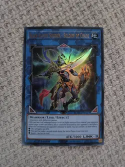 BLACK LUSTER SOLDIER - SOLDIER OF CHAOS * 1ST ULTRA MAMA-EN073 YUGIOH VLP - Image 1