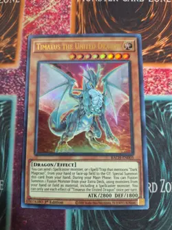 Yu-Gi-Oh! Timaeus the United Dragon BACH-EN003 Ultra Rare 1st Edition NM a1/ - Image 1