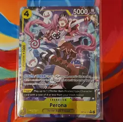 One Piece TCG Perona OP14-111 Rare Alt Art Foil - Near Mint - Image 2