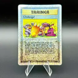 Challenge! Pokemon Trainer Card 106/110 Legendary Collection Reverse Holo 2002 - Image 1